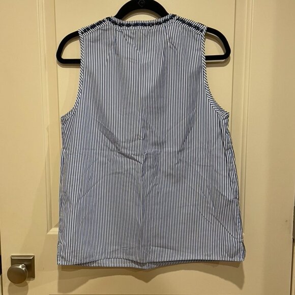 J.Crew Embroidered Striped Blouse - Picture 4 of 4